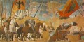 Batalla entre Constantino y Majencio Humanismo renacentista italiano Piero della Francesca